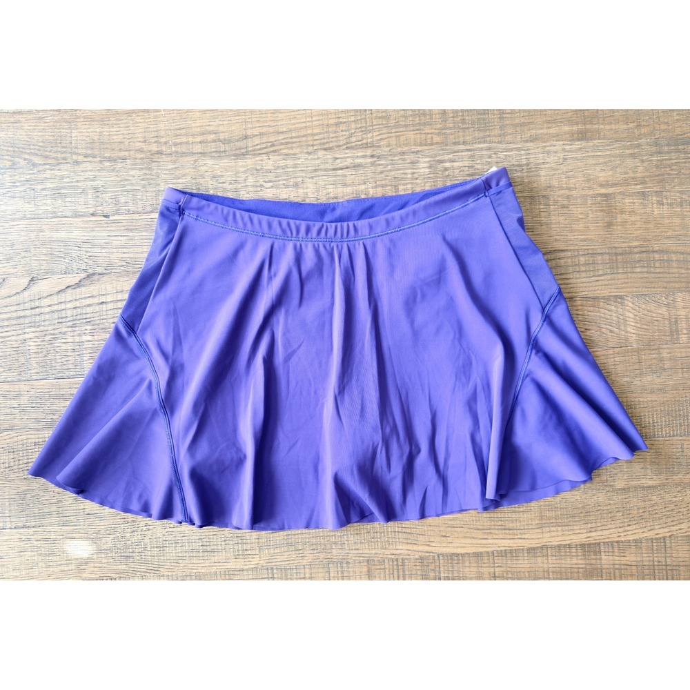 Athleta Match Point Skort Purple Athletic Skirt with Built-in Shorts Pockets M